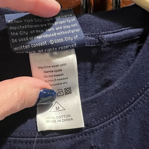 New York Police Department NYPD Adult Short Sleeve T Shirt - M - Picture 5 of 7